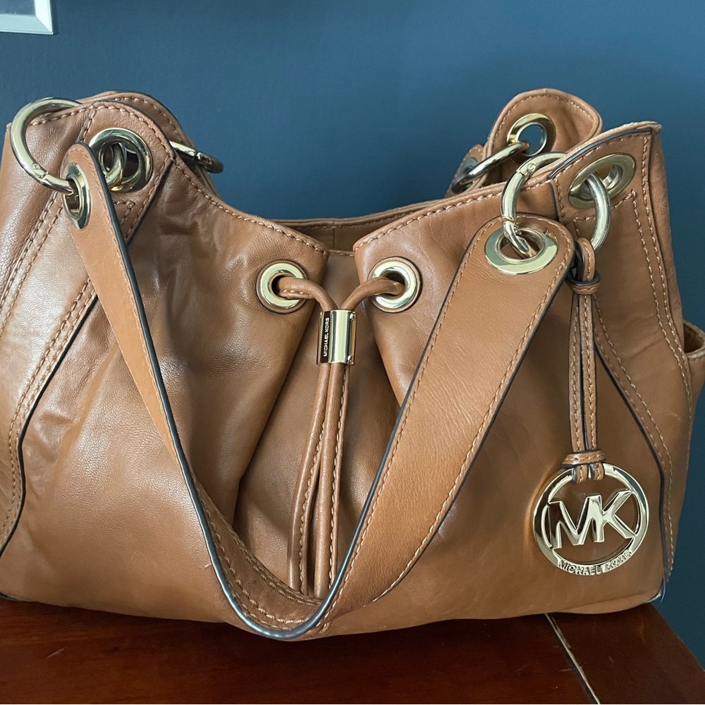 Michael Kors Camel Handbag Buttery Soft Leather Excellent Condition